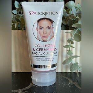 SPASCRIPTIONS Collagen & Ceramides Facial Cleanser - White